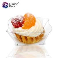 New product ideas 2020 special shape disposable plastic mini cake dishes